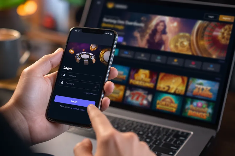 mobile account login and balance access