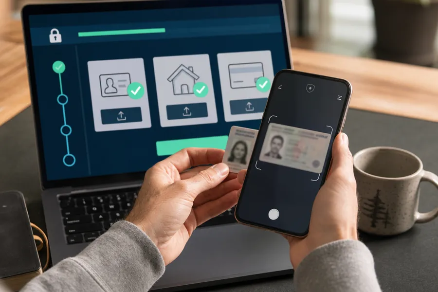 KYC ID verification for cashout